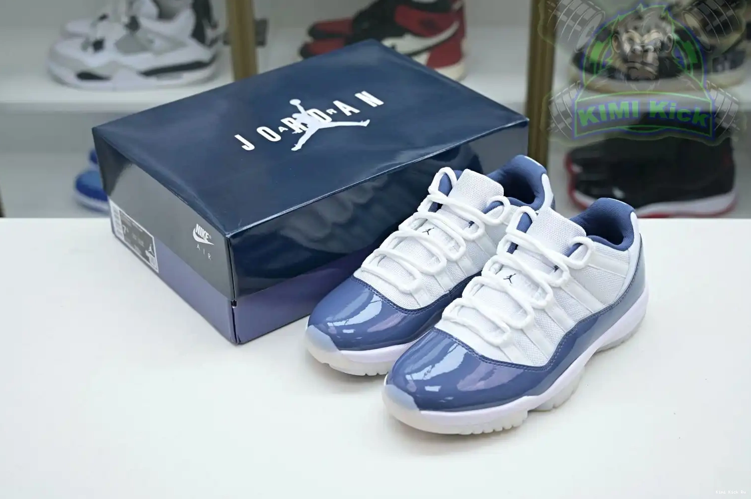 11 Jordan Air Blue” Jordan Kimikick Low“Diffused 0415